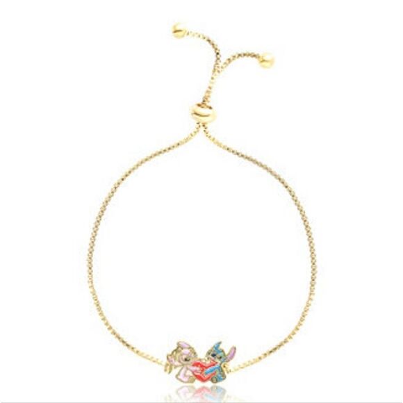 Disney Stitch & Angel Heart Lariat Bracelet - Picture 5 of 8